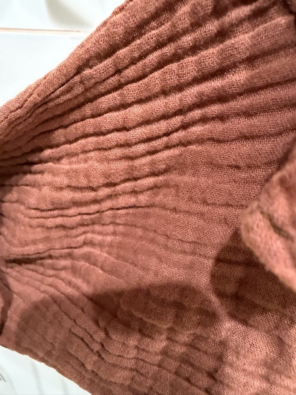 NWT Anthropologie Daily Practice The Jerry Cinched Crop Top Brown (123) - Picture 5 of 5
